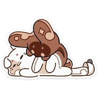 Sticker Сливкис и Кофик @anime4_arts - 8