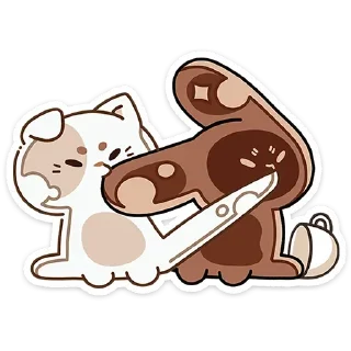 Sticker Сливкис и Кофик @anime4_arts - 3