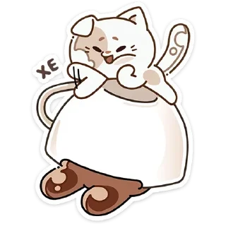Sticker Сливкис и Кофик @anime4_arts - 7