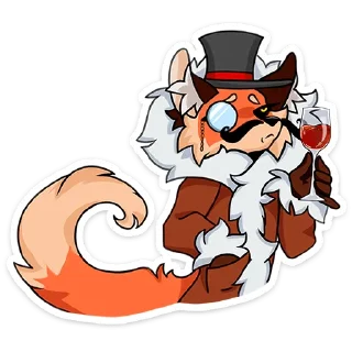 Стикер Плутовка @stickers_vk - 8