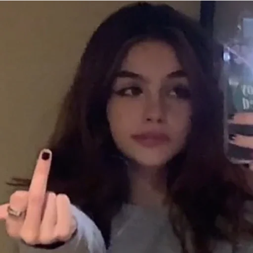 person human face finger