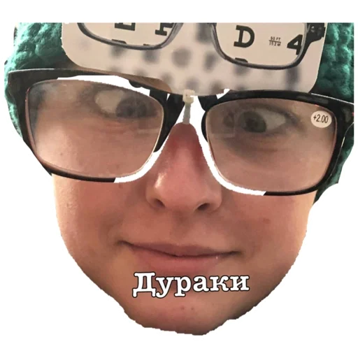человеческое лицо Очки аксессуар