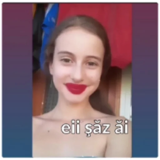 human face smile lipstick