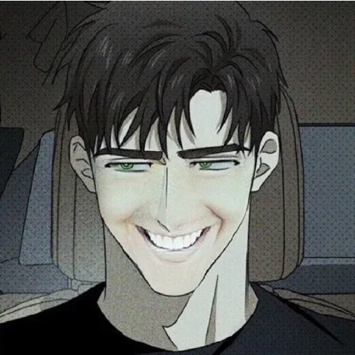 human face cartoon jaw