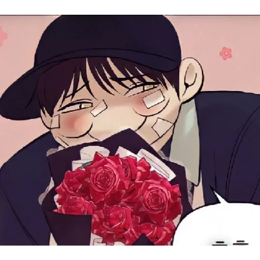 anime flower cartoon