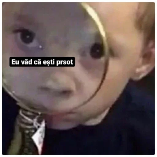 ручное стекло СМС младенец