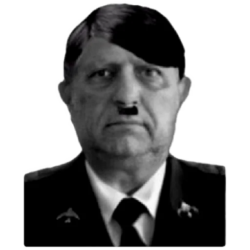 human face suit portrait