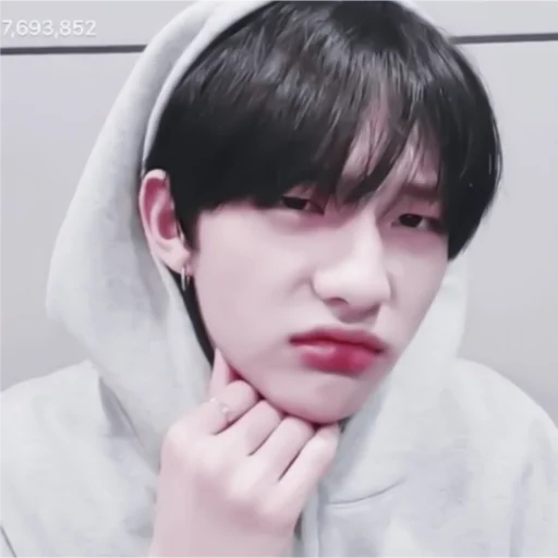 person human face lip