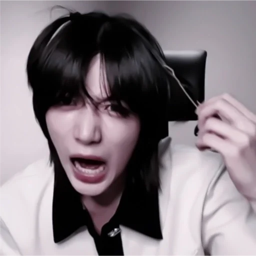 person human face lip