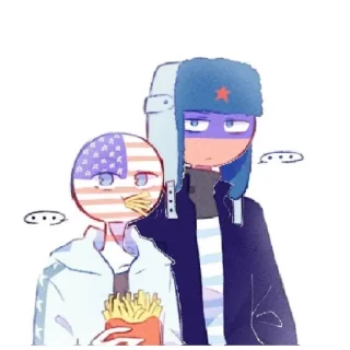 Стикер Countryhumans - 6