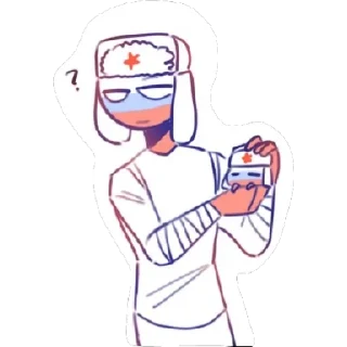 Стикер Countryhumans - 2