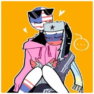 Стикер Countryhumans - 5