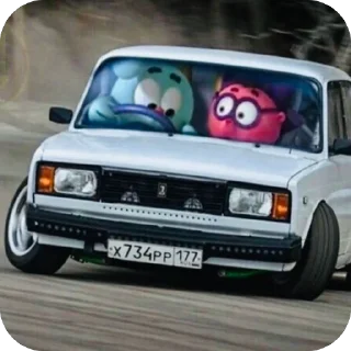 Sticker Смешарики @TgEmodziBot - 5