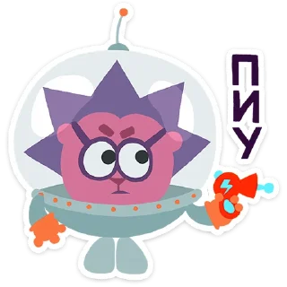 Sticker Смешарики Фан-пак @TgSticker - 4