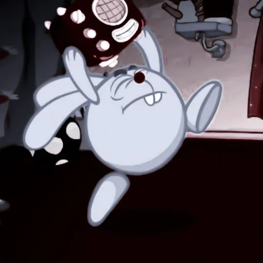 cartoon rabbit indoor