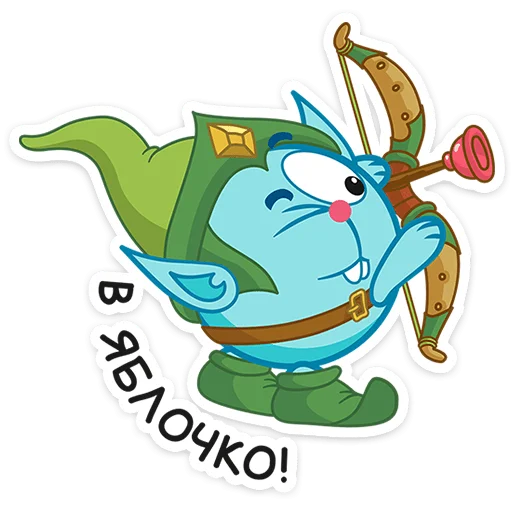 Sticker Смешарики снимают кино @TgSticker - 5