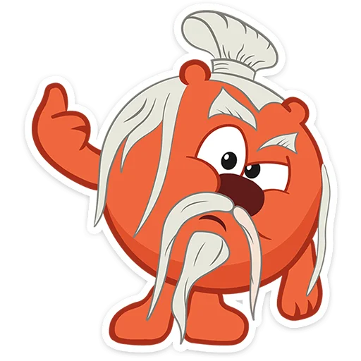 Sticker Смешарики снимают кино @TgSticker - 1