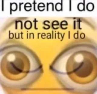 Стикер смешные лица на все случаи жизни - 11