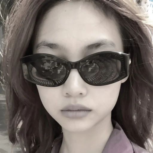 person goggles human face