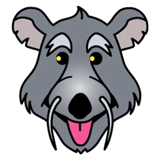 Sticker smile_rats - 1