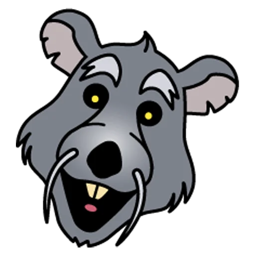 Sticker smile_rats - 1