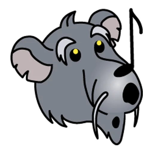 Sticker smile_rats - 1