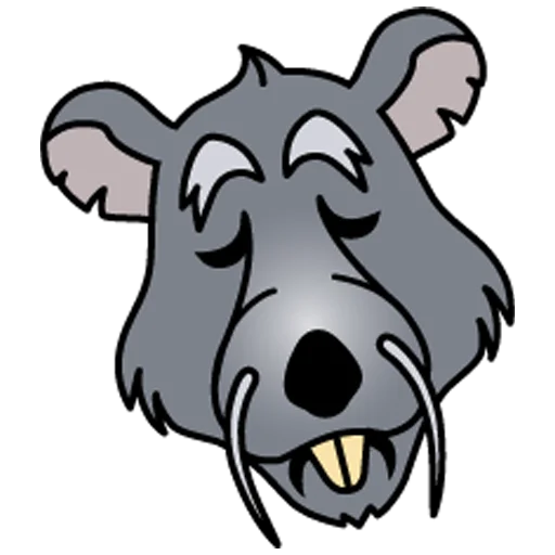 Sticker smile_rats - 1