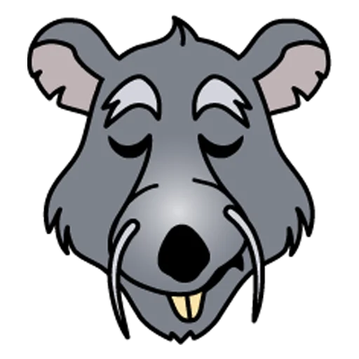 Sticker smile_rats - 1