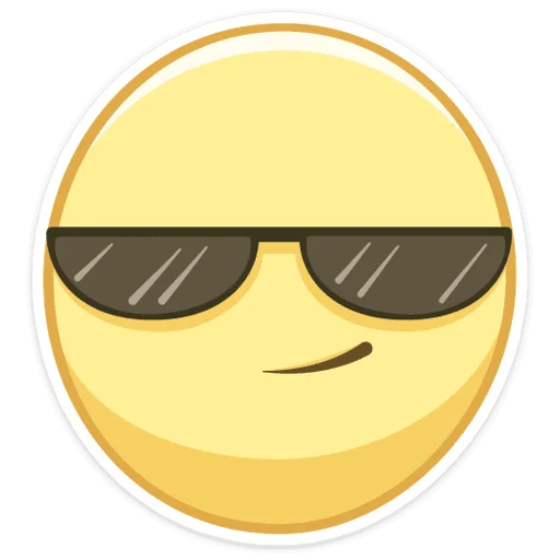 улыбаться клипарт жёлтый