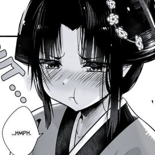 аниме эскиз иллюстрация