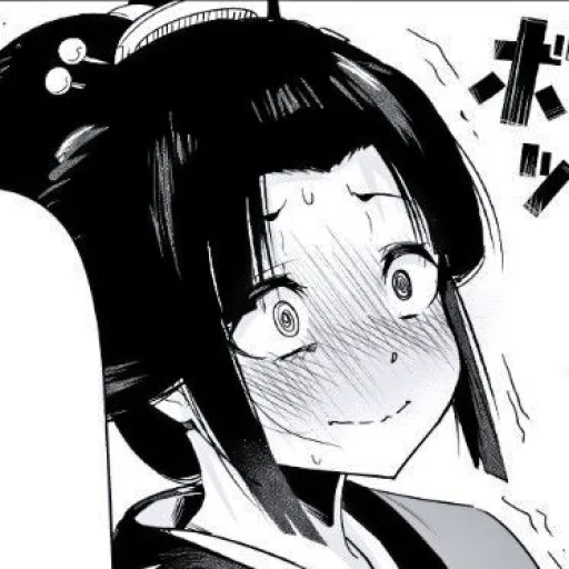 аниме эскиз иллюстрация