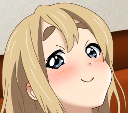 Sticker smug anime by the king who cared - 2