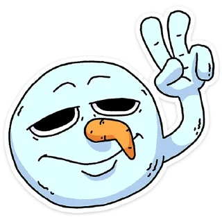 Sticker Снегорий от @TgSticker - 9
