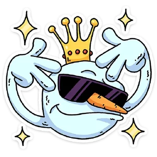 Sticker Снегорий от @TgSticker - 3