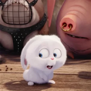 Стикер Снежок - 1