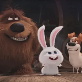 Стикер Снежок - 6