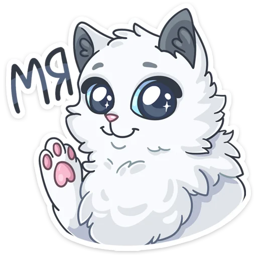 клипарт иллюстрация кошка