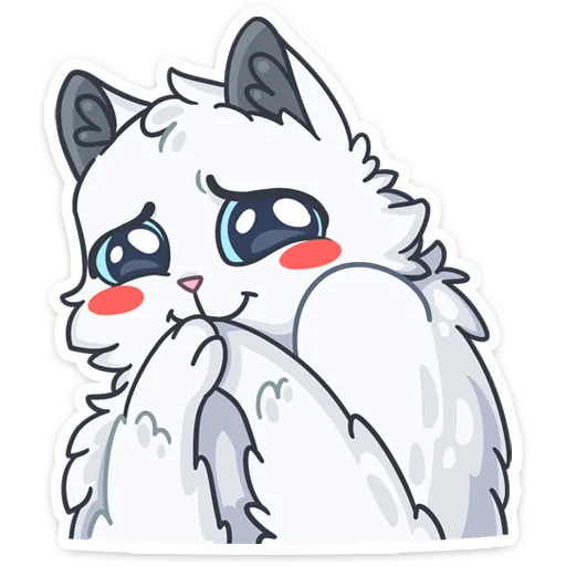 эскиз клипарт кошка