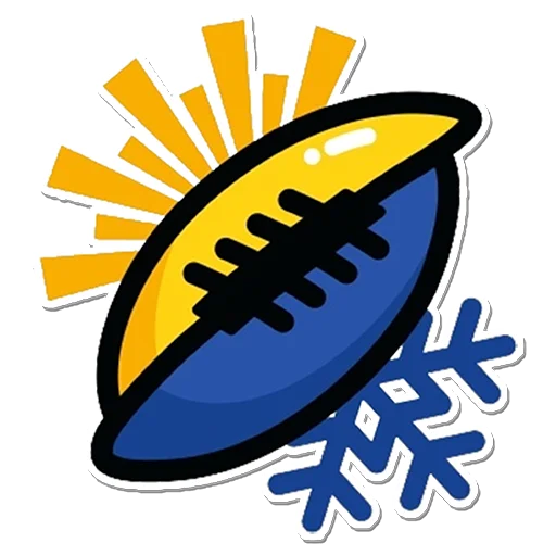 Sticker Snow and Beach Rugby - 11