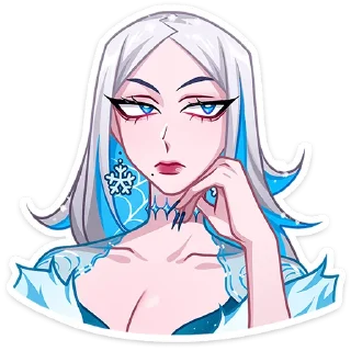 Стикер Снежная Карина • @TgSticker - 3