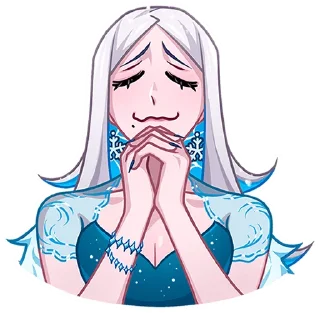 Стикер Снежная Карина • @TgSticker - 7