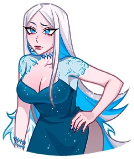 Стикер Снежная Карина • @TgSticker - 10