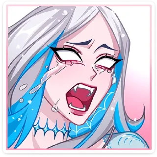 Стикер Снежная Карина • @TgSticker - 2