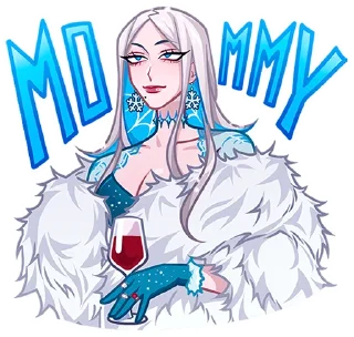 Стикер Снежная Карина • @TgSticker - 0