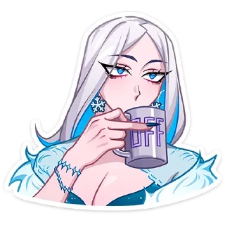 Стикер Снежная Карина • @TgSticker - 8