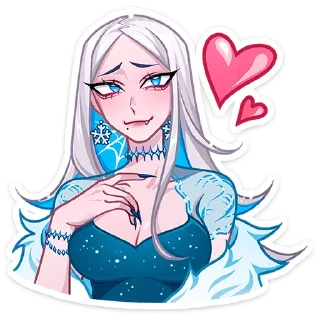 Sticker Снежная Карина @TgSticker без надписей - 0