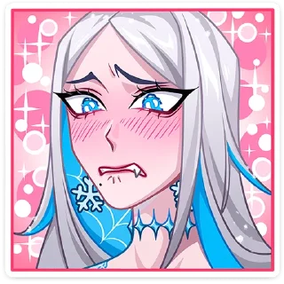 Sticker Снежная Карина @TgSticker без надписей - 8
