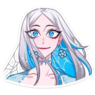 Sticker Снежная Карина @TgSticker без надписей - 3