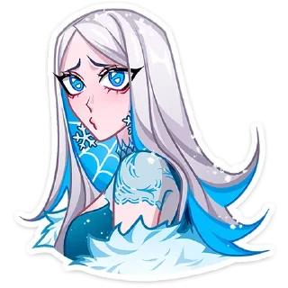 Sticker Снежная Карина @TgSticker без надписей - 1