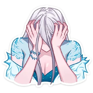 Sticker Снежная Карина @TgSticker без надписей - 9
